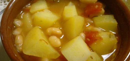 Zuppa patate e fagioli cannellini - La cucina di nonna Rita