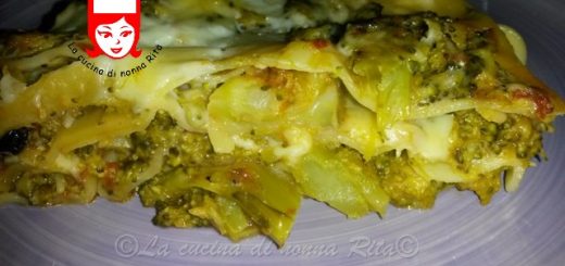 Lasagna broccoli - La cucina di nonna Rita