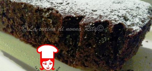 Plumcake cioccolato e uvetta - La cucina di nonna Rita
