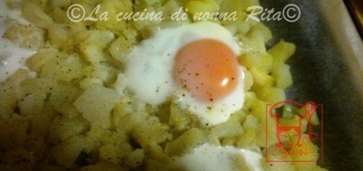 Uova con patate - La cucina di nonna Rita