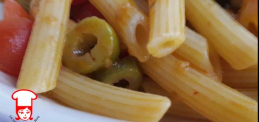 Pasta con olive e pomodorini - La cucina di nonna Rita