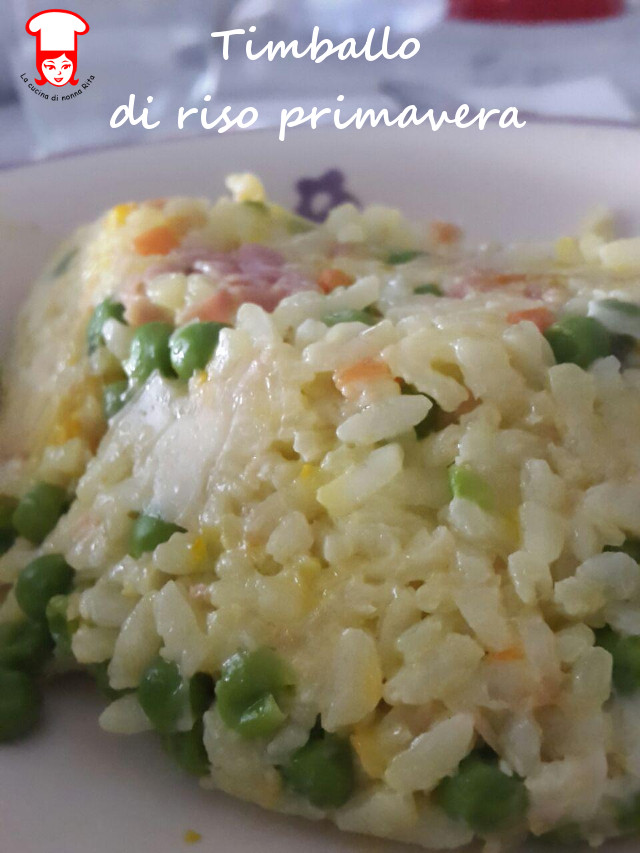 Timballo di riso primavera - la cucina di nonna Rita