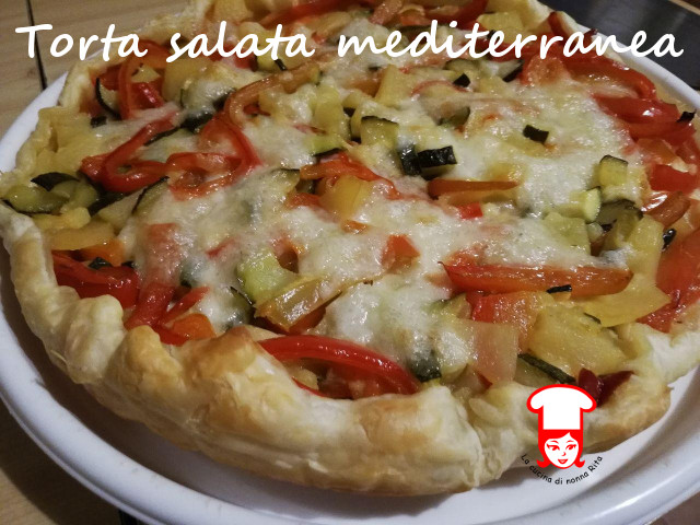 Torta salata mediterranea - La cucina di nonna Rita