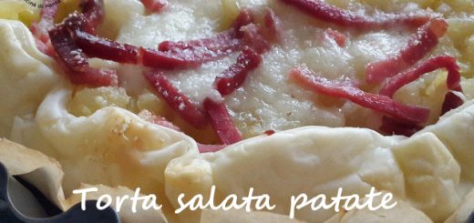 Torta salata patate e speck - La cucina di nonna Rita